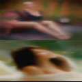 Nude woman faking!