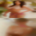 Nude woman riding